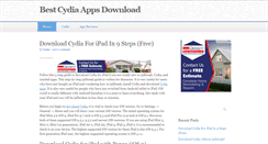 Desktop Screenshot of cydiapps.net